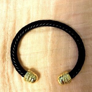 Metal Cable Cuff Bracelet